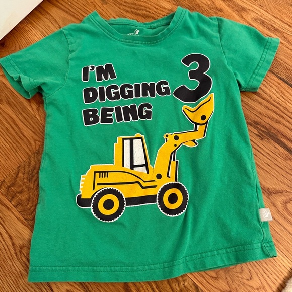I’m Digging Being 3 Birthday Shirt size 3T Construction - Picture 5 of 5